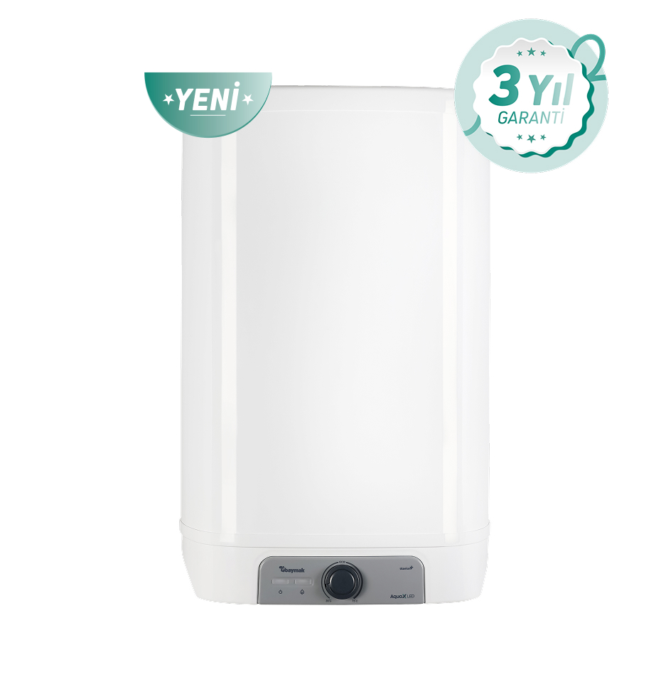 Baymak Aqua X-LED Prizmatik Termosifon 65 lt– Montaj Dahil