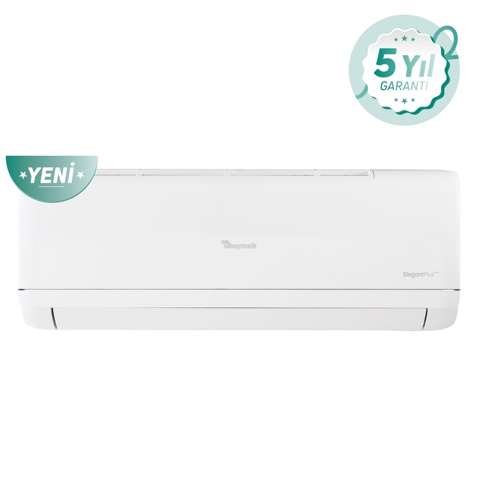 Baymak Elegant Plus 12.000 BTU A++ Inverter Duvar Tipi Split Klima (R32 – 5 Yıl Garantili)
